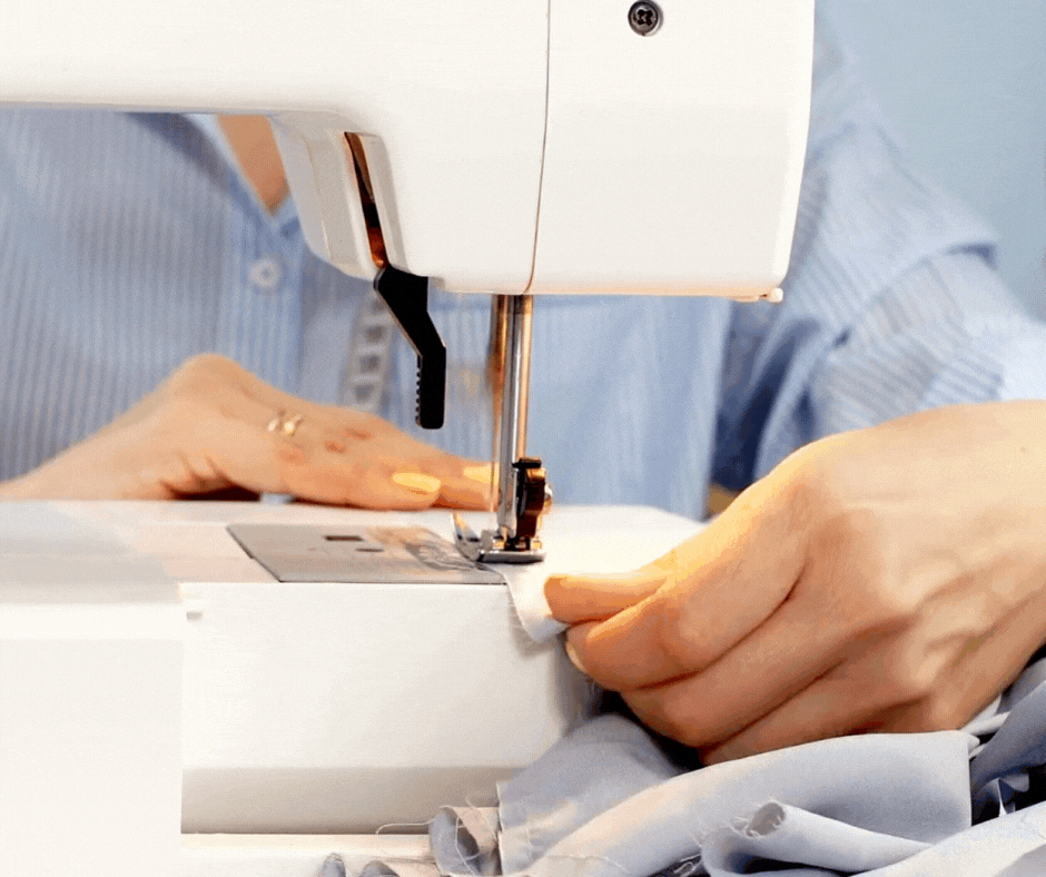 seamstress sewing